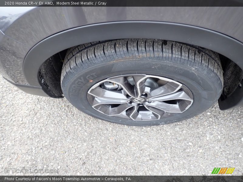 Modern Steel Metallic / Gray 2020 Honda CR-V EX AWD