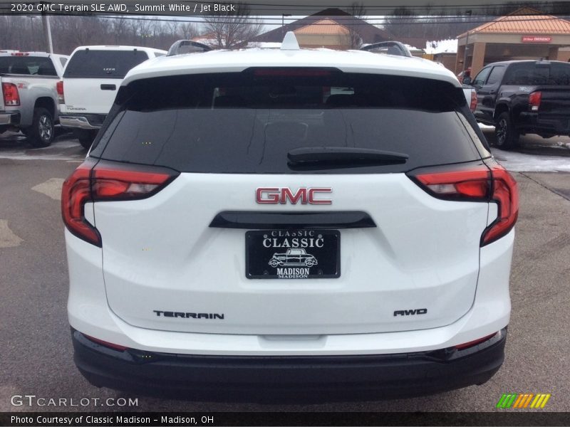 Summit White / Jet Black 2020 GMC Terrain SLE AWD