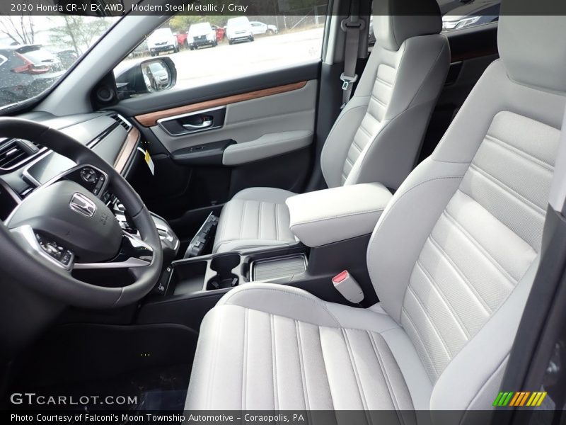 Modern Steel Metallic / Gray 2020 Honda CR-V EX AWD