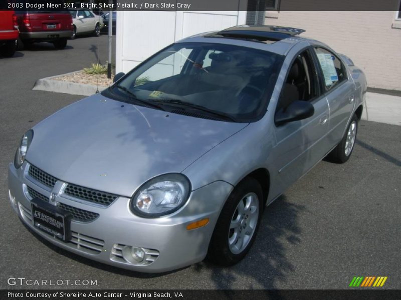 Bright Silver Metallic / Dark Slate Gray 2003 Dodge Neon SXT