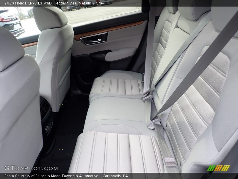 Modern Steel Metallic / Gray 2020 Honda CR-V EX AWD