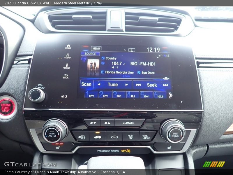 Modern Steel Metallic / Gray 2020 Honda CR-V EX AWD