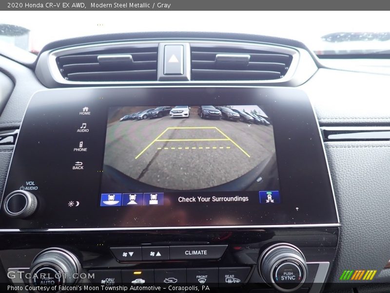 Modern Steel Metallic / Gray 2020 Honda CR-V EX AWD