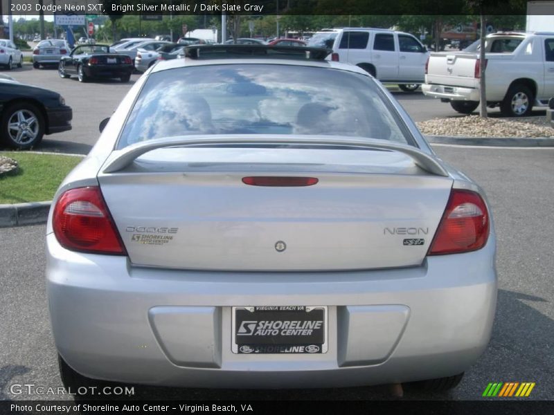 Bright Silver Metallic / Dark Slate Gray 2003 Dodge Neon SXT