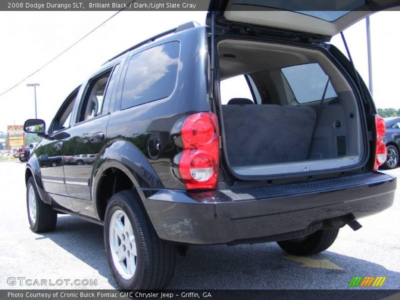 Brilliant Black / Dark/Light Slate Gray 2008 Dodge Durango SLT