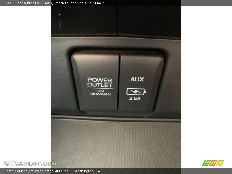Modern Steel Metallic / Black 2020 Honda Pilot EX-L AWD