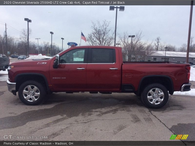 Cajun Red Tintcoat / Jet Black 2020 Chevrolet Silverado 2500HD LTZ Crew Cab 4x4