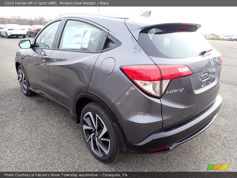 Modern Steel Metallic / Black 2020 Honda HR-V Sport AWD