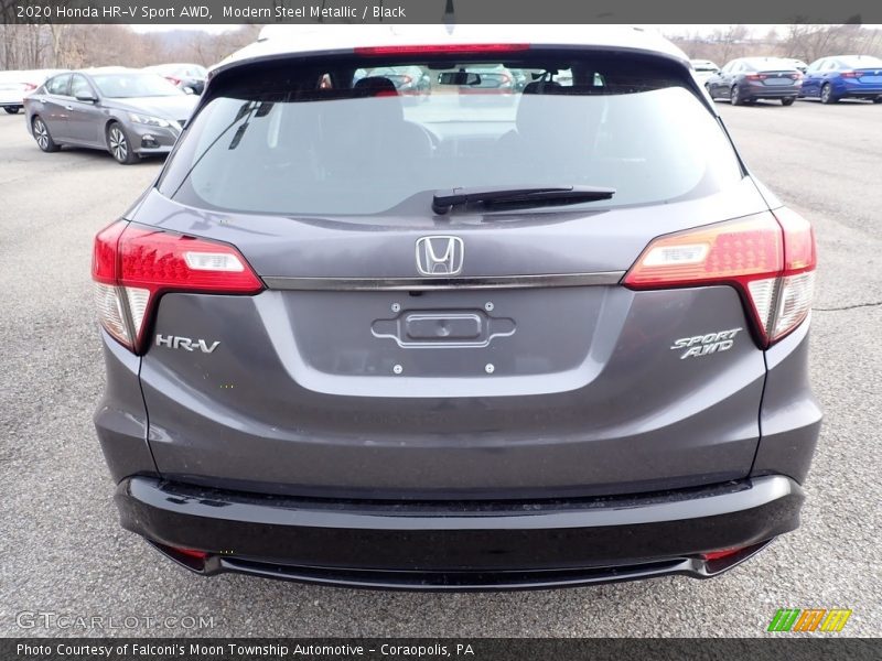 Modern Steel Metallic / Black 2020 Honda HR-V Sport AWD