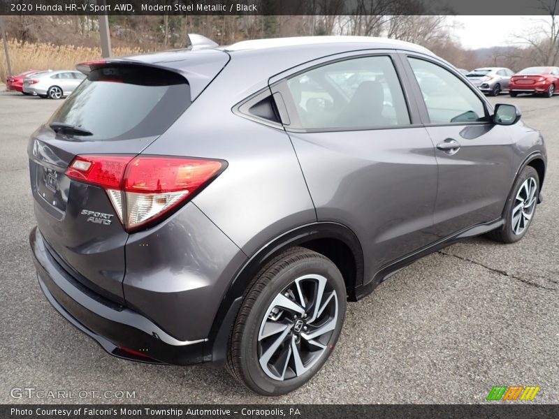 Modern Steel Metallic / Black 2020 Honda HR-V Sport AWD