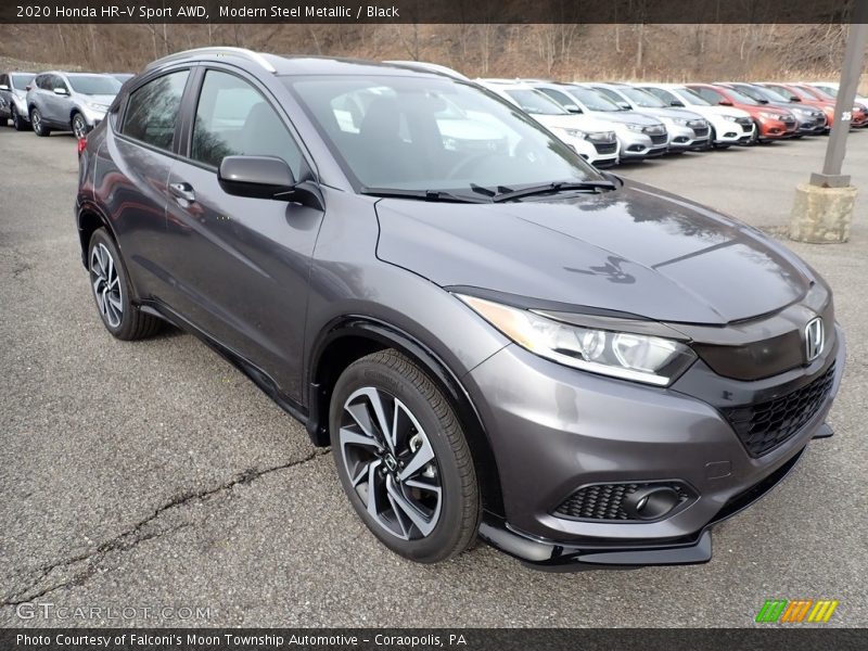 Modern Steel Metallic / Black 2020 Honda HR-V Sport AWD