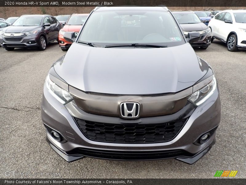 Modern Steel Metallic / Black 2020 Honda HR-V Sport AWD