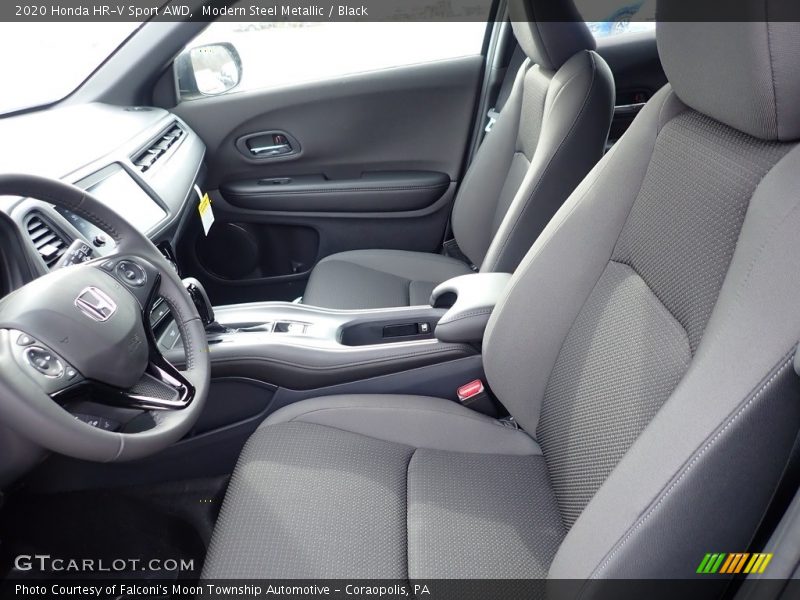 Modern Steel Metallic / Black 2020 Honda HR-V Sport AWD