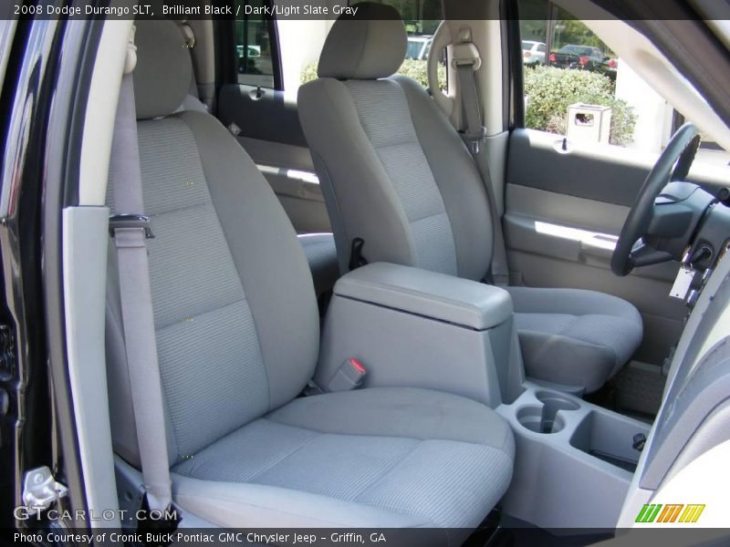 Brilliant Black / Dark/Light Slate Gray 2008 Dodge Durango SLT