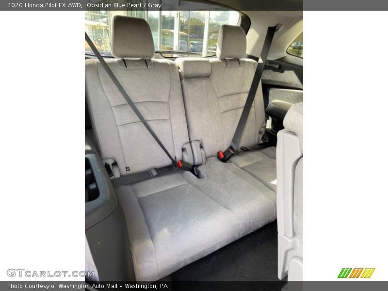 Obsidian Blue Pearl / Gray 2020 Honda Pilot EX AWD