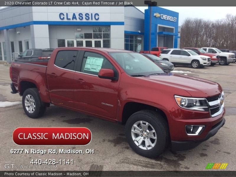 Cajun Red Tintcoat / Jet Black 2020 Chevrolet Colorado LT Crew Cab 4x4