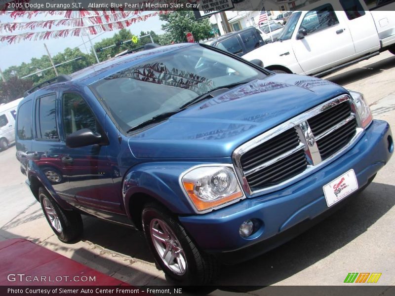 Atlantic Blue Pearl / Medium Slate Gray 2005 Dodge Durango SLT
