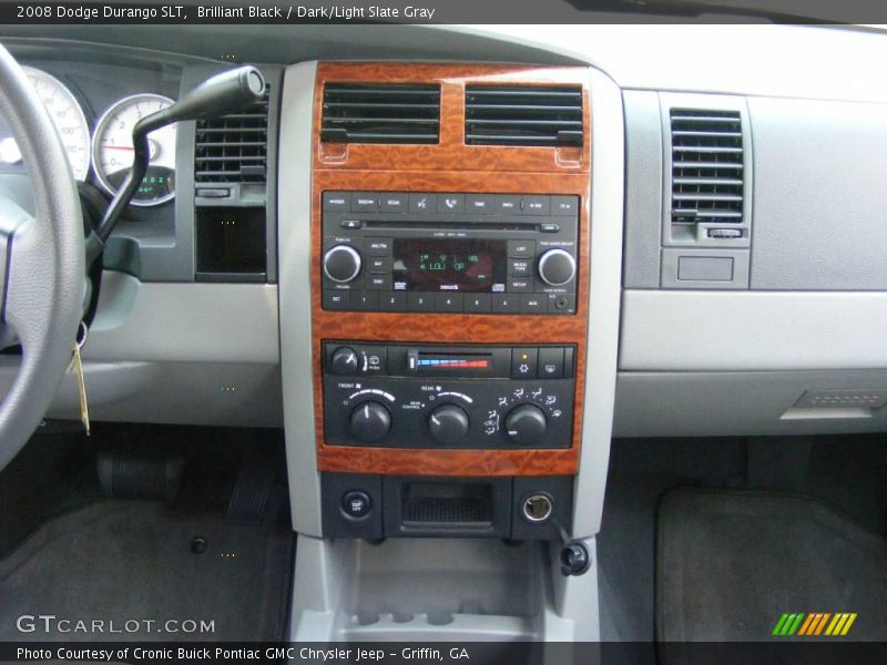 Brilliant Black / Dark/Light Slate Gray 2008 Dodge Durango SLT
