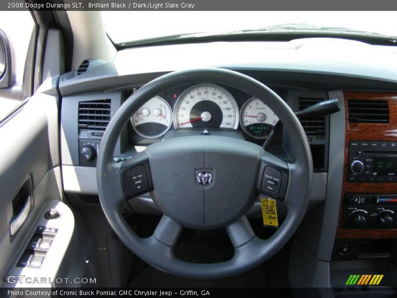 Brilliant Black / Dark/Light Slate Gray 2008 Dodge Durango SLT