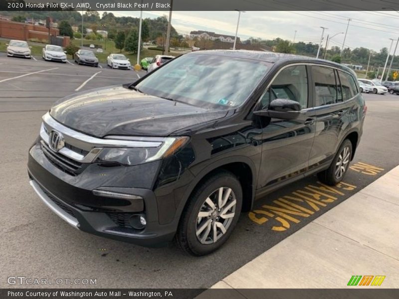 Crystal Black Pearl / Black 2020 Honda Pilot EX-L AWD
