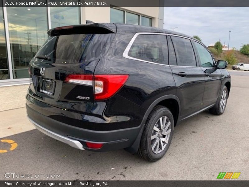 Crystal Black Pearl / Black 2020 Honda Pilot EX-L AWD