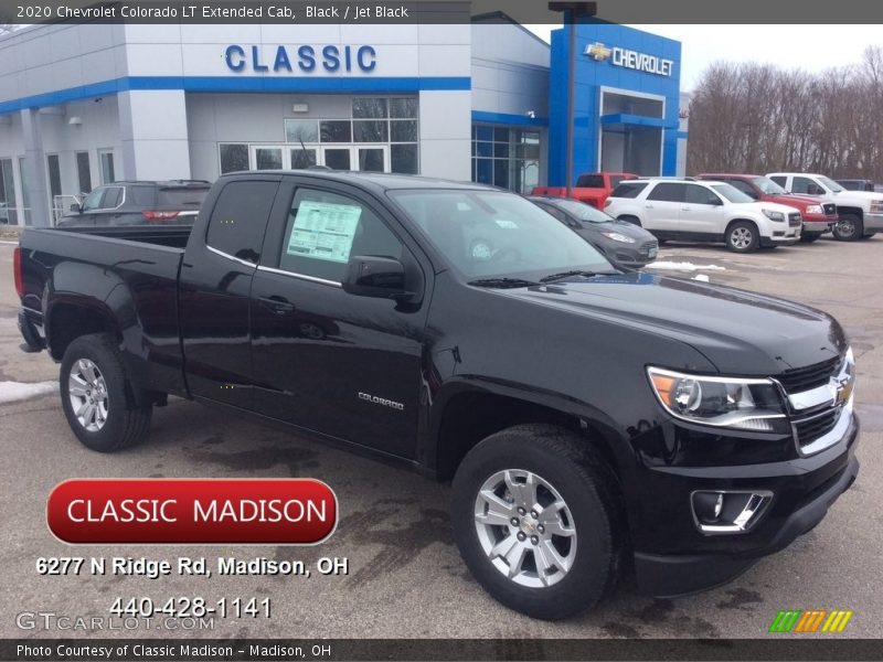 Black / Jet Black 2020 Chevrolet Colorado LT Extended Cab