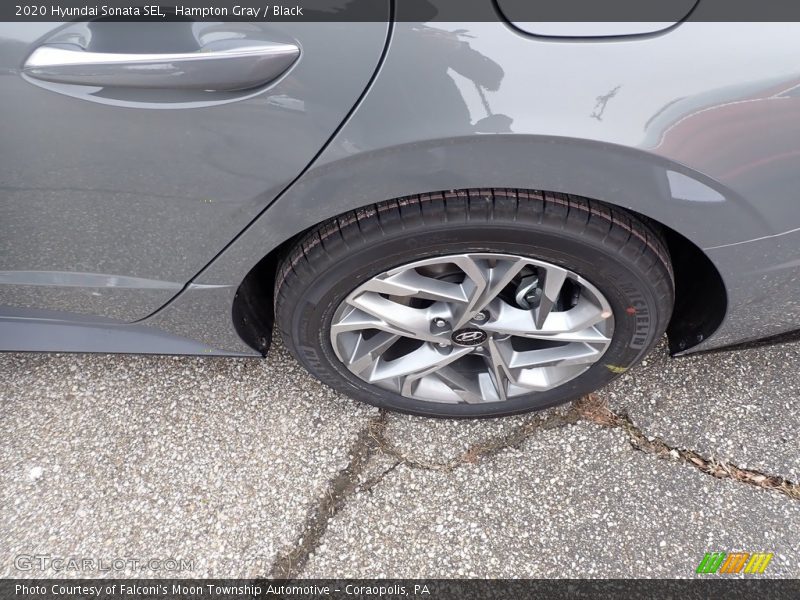 Hampton Gray / Black 2020 Hyundai Sonata SEL