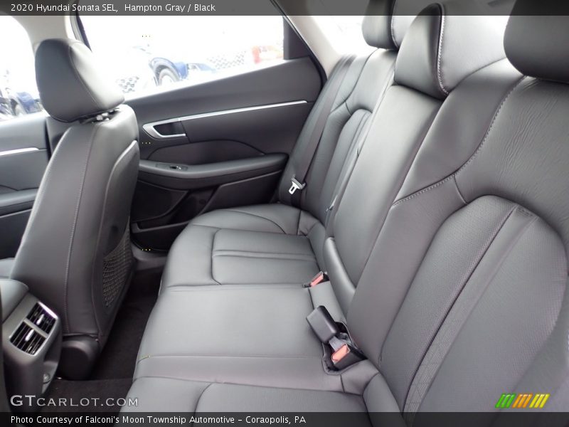 Hampton Gray / Black 2020 Hyundai Sonata SEL