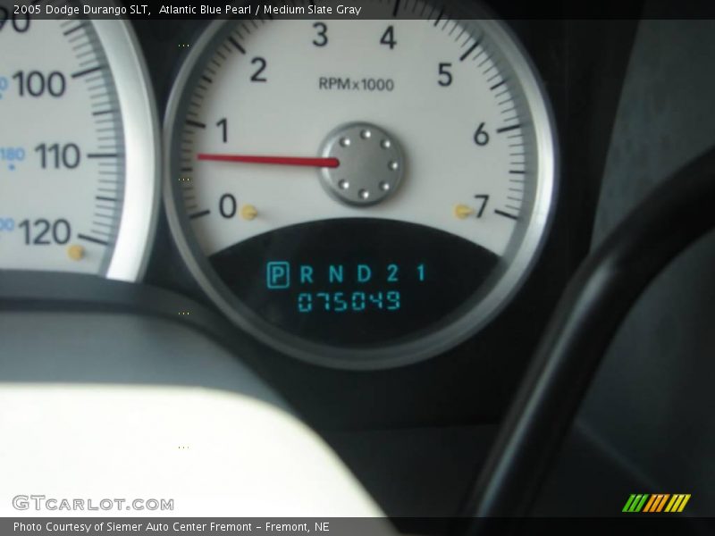 Atlantic Blue Pearl / Medium Slate Gray 2005 Dodge Durango SLT