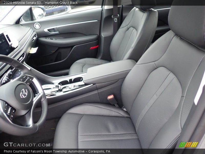 Hampton Gray / Black 2020 Hyundai Sonata SEL