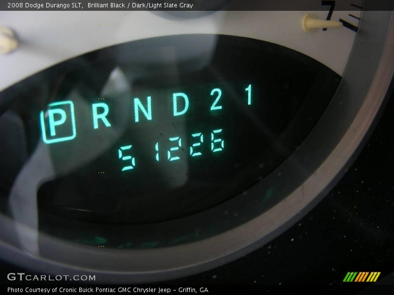 Brilliant Black / Dark/Light Slate Gray 2008 Dodge Durango SLT