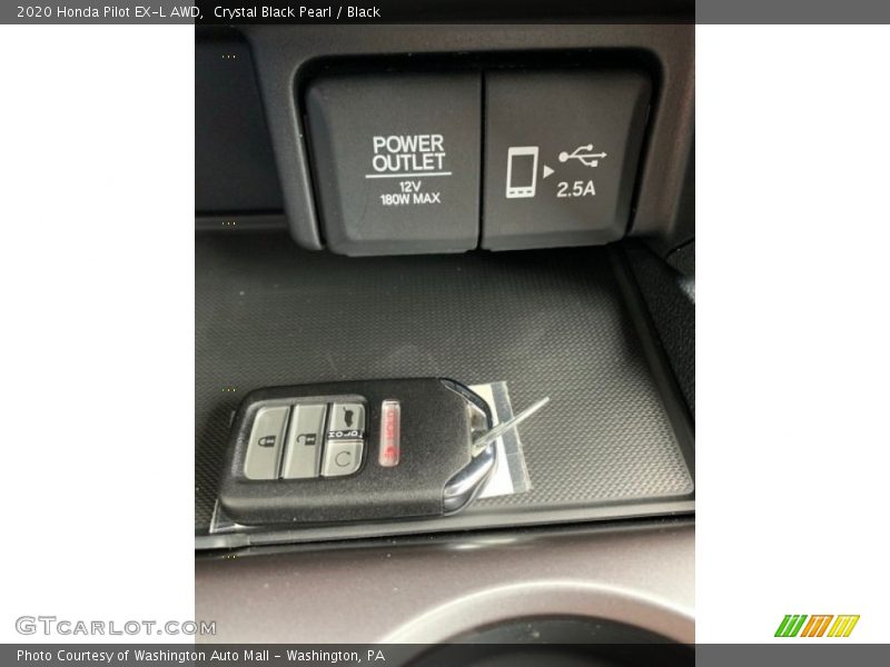 Crystal Black Pearl / Black 2020 Honda Pilot EX-L AWD