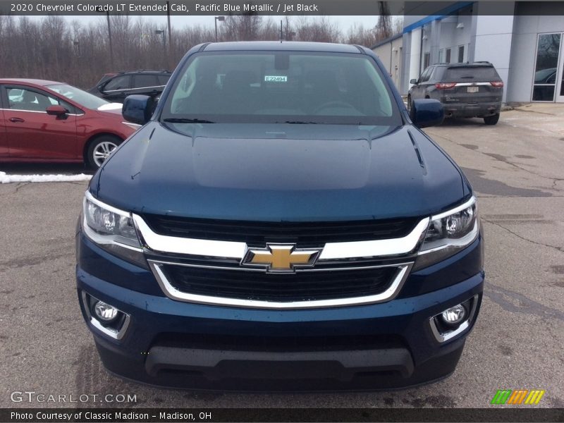 Pacific Blue Metallic / Jet Black 2020 Chevrolet Colorado LT Extended Cab