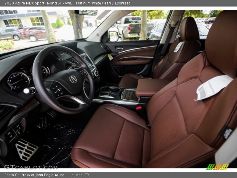 Front Seat of 2020 MDX Sport Hybrid SH-AWD