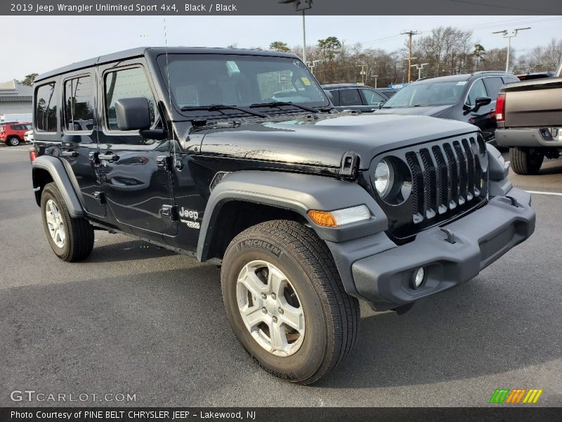 Black / Black 2019 Jeep Wrangler Unlimited Sport 4x4