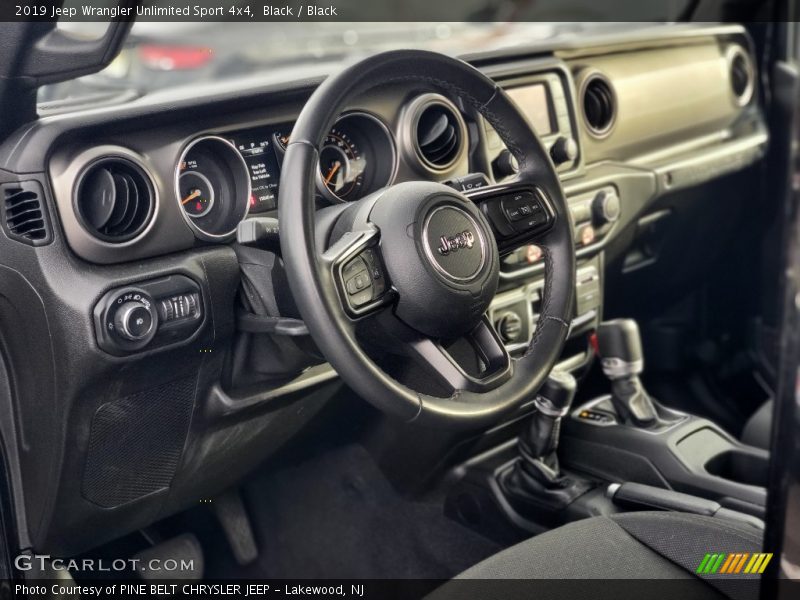 Black / Black 2019 Jeep Wrangler Unlimited Sport 4x4