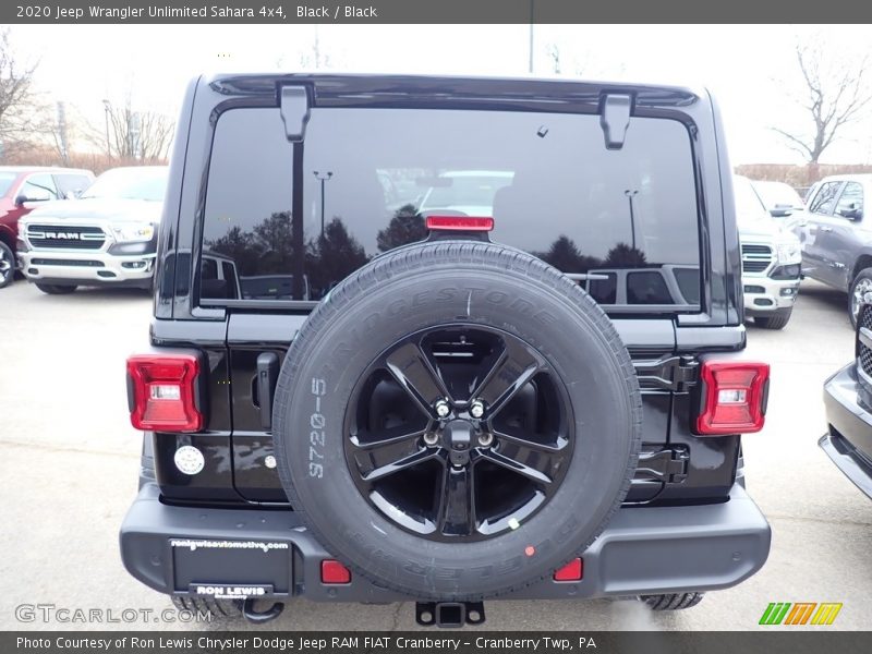 Black / Black 2020 Jeep Wrangler Unlimited Sahara 4x4