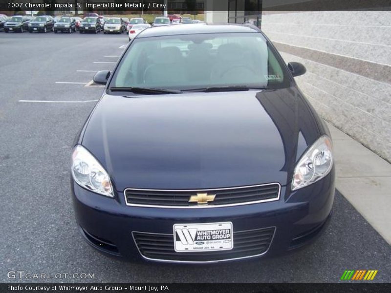 Imperial Blue Metallic / Gray 2007 Chevrolet Impala LS