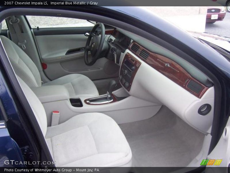 Imperial Blue Metallic / Gray 2007 Chevrolet Impala LS