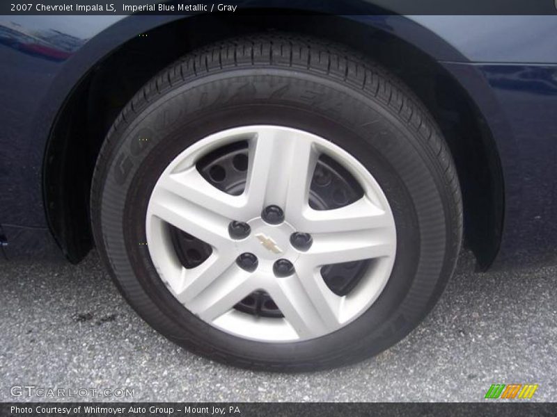 Imperial Blue Metallic / Gray 2007 Chevrolet Impala LS
