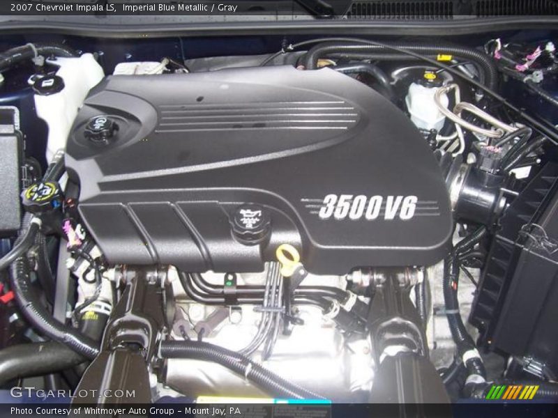 Imperial Blue Metallic / Gray 2007 Chevrolet Impala LS