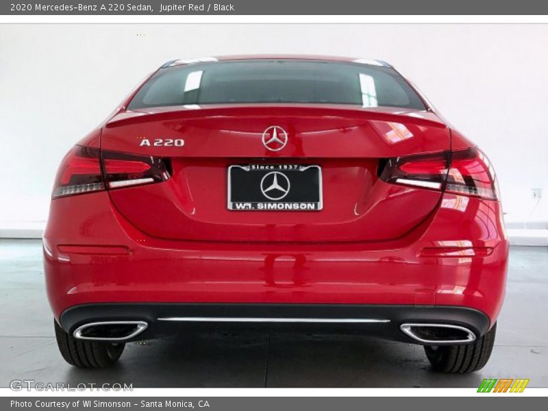 Jupiter Red / Black 2020 Mercedes-Benz A 220 Sedan