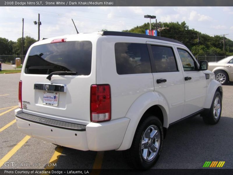 Stone White / Dark Khaki/Medium Khaki 2008 Dodge Nitro SLT