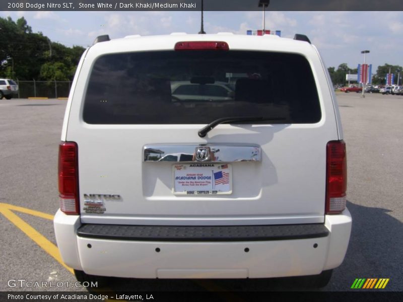 Stone White / Dark Khaki/Medium Khaki 2008 Dodge Nitro SLT