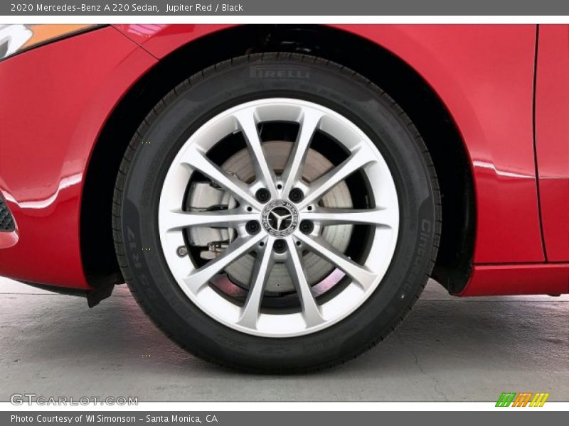 Jupiter Red / Black 2020 Mercedes-Benz A 220 Sedan