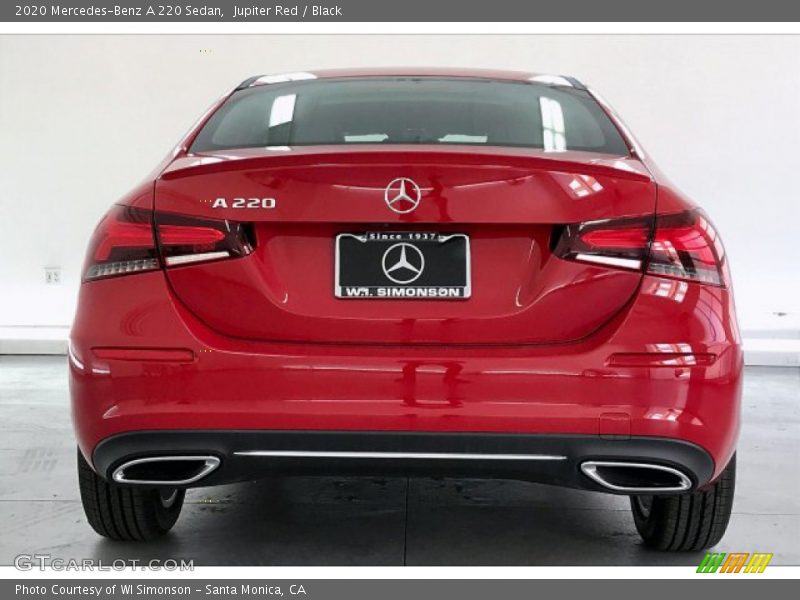 Jupiter Red / Black 2020 Mercedes-Benz A 220 Sedan