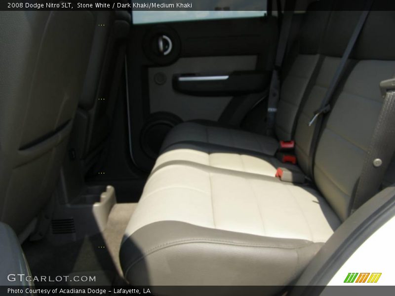Stone White / Dark Khaki/Medium Khaki 2008 Dodge Nitro SLT