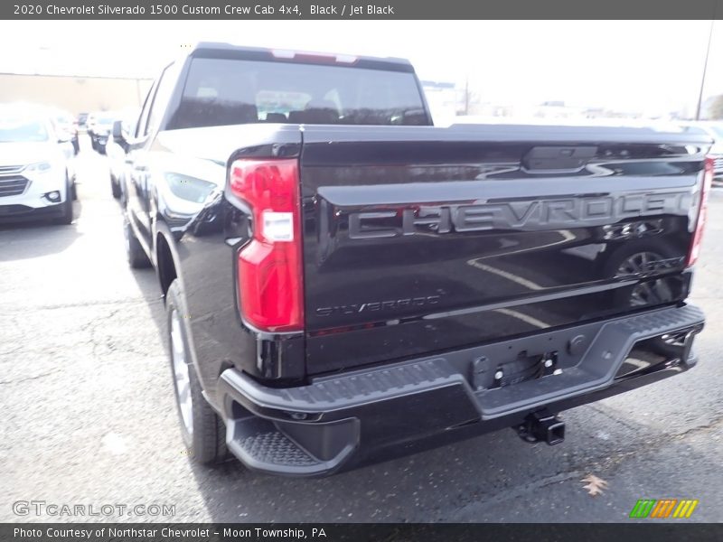 Black / Jet Black 2020 Chevrolet Silverado 1500 Custom Crew Cab 4x4