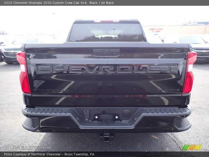 Black / Jet Black 2020 Chevrolet Silverado 1500 Custom Crew Cab 4x4