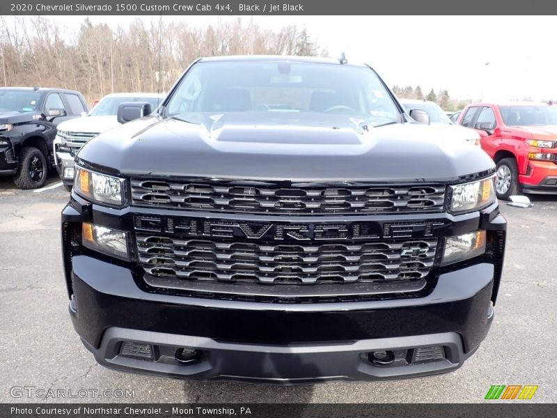 Black / Jet Black 2020 Chevrolet Silverado 1500 Custom Crew Cab 4x4